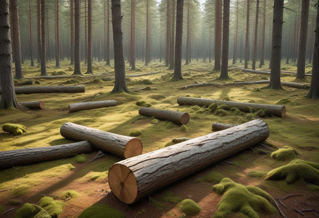 Skogsfåglar i Sverige illustration